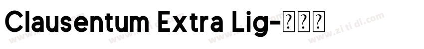 Clausentum Extra Lig字体转换